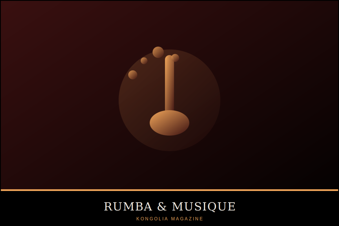 Illustration graphique d'un costume élégant stylisé, symbole de la Sape et de l'univers de Papa Wemba.